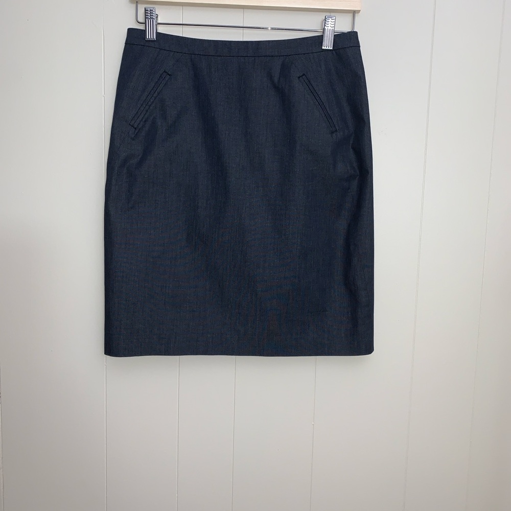 LOFT Dark Blue Pencil Skirt